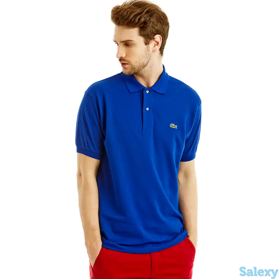 Мужское поло lacoste l1212 classic fit, фотография 1
