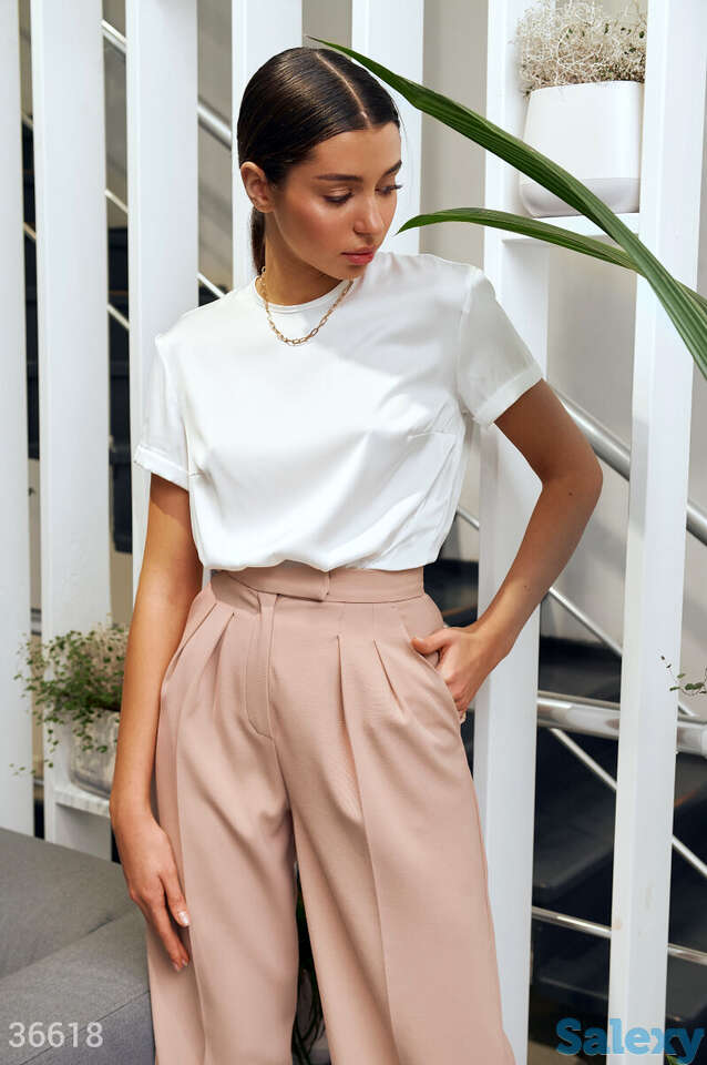 Базовый топ из шелка, фотография 1