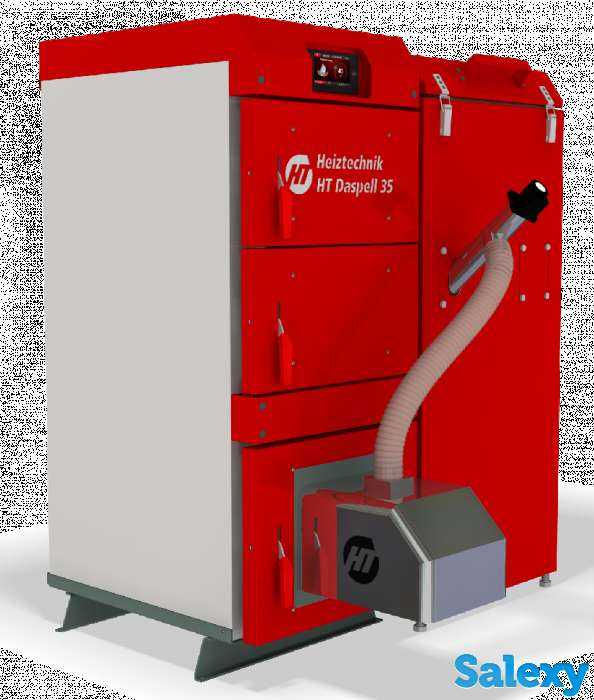 Автоматический пеллетный котел Heiztechnik Q DasPell 15 кВт. 20квт 28квт 35квт 45квт 55квт 70квт, фотография 1