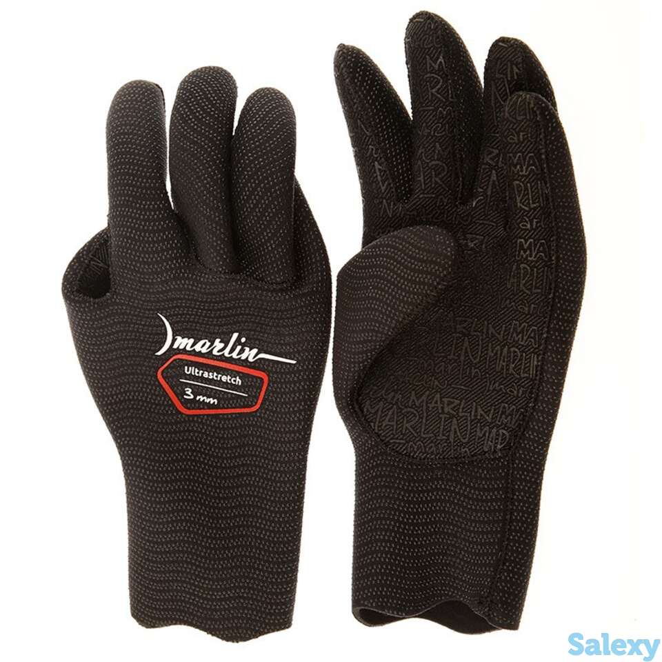 Перчатки marlin ultrastretch black 3 mm, фотография 1
