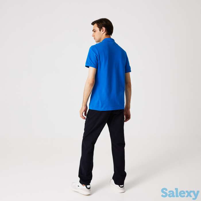 Мужская рубашка поло lacoste regular fit crocodiles из органического хлопка, фотография 2