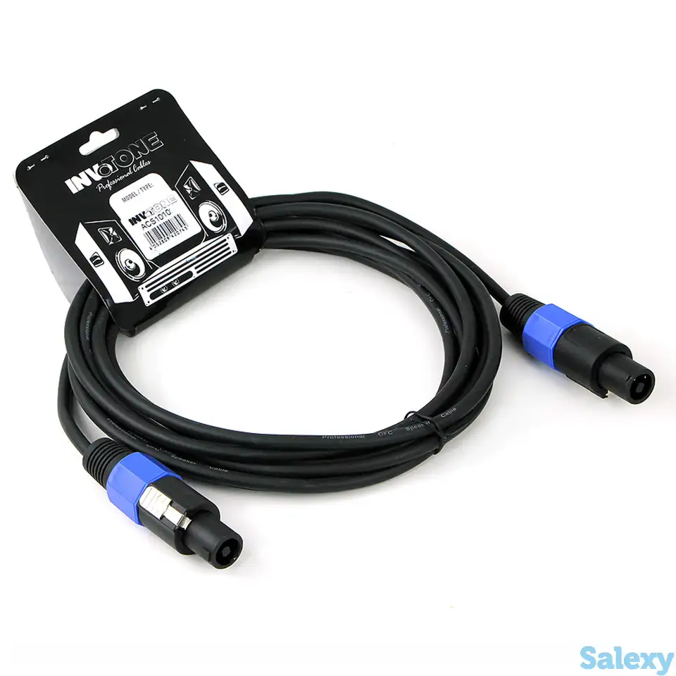 Акустический кабель speakon-speakon 10 м invotone acs1010, фотография 4