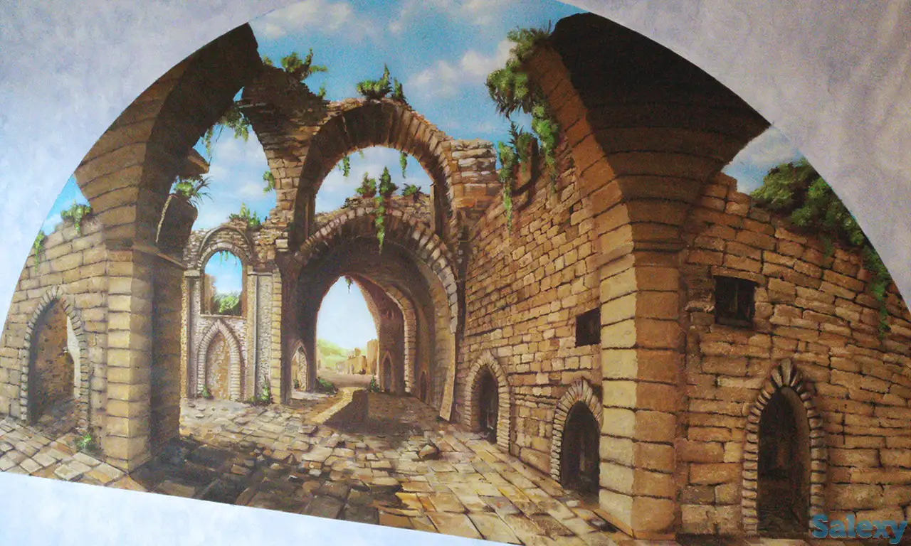 Роспись стен,  дизайн интерьеров., фотография 3