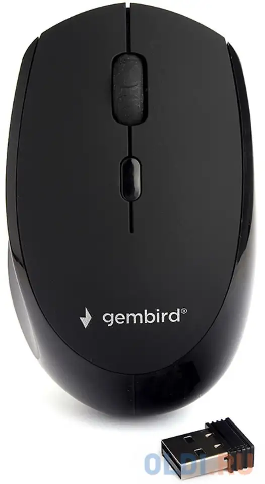 Мышь беспроводная gembird musw-354 чёрный usb, фотография 1