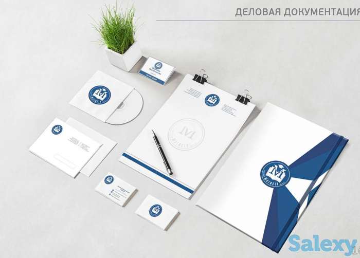 Разработка дизайна: визитка, логотип, буклет, фирменный стиль, меню, фотография 2