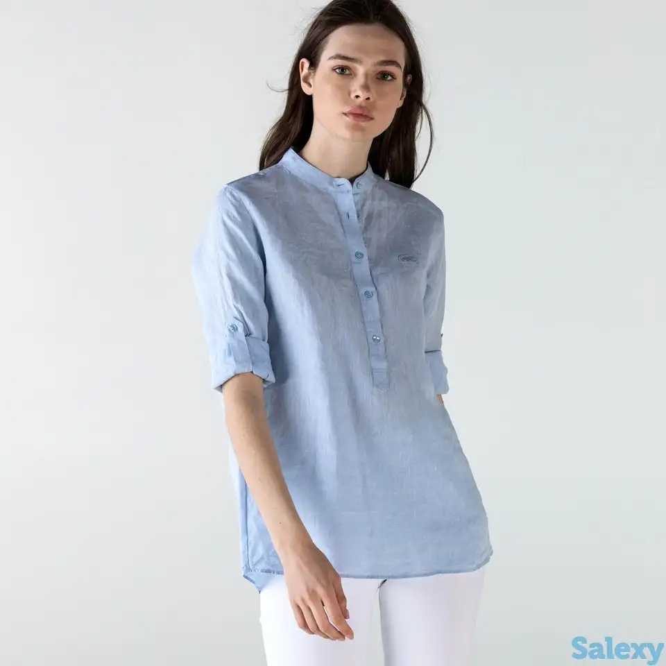 Женская льняная рубашка lacoste, фотография 1