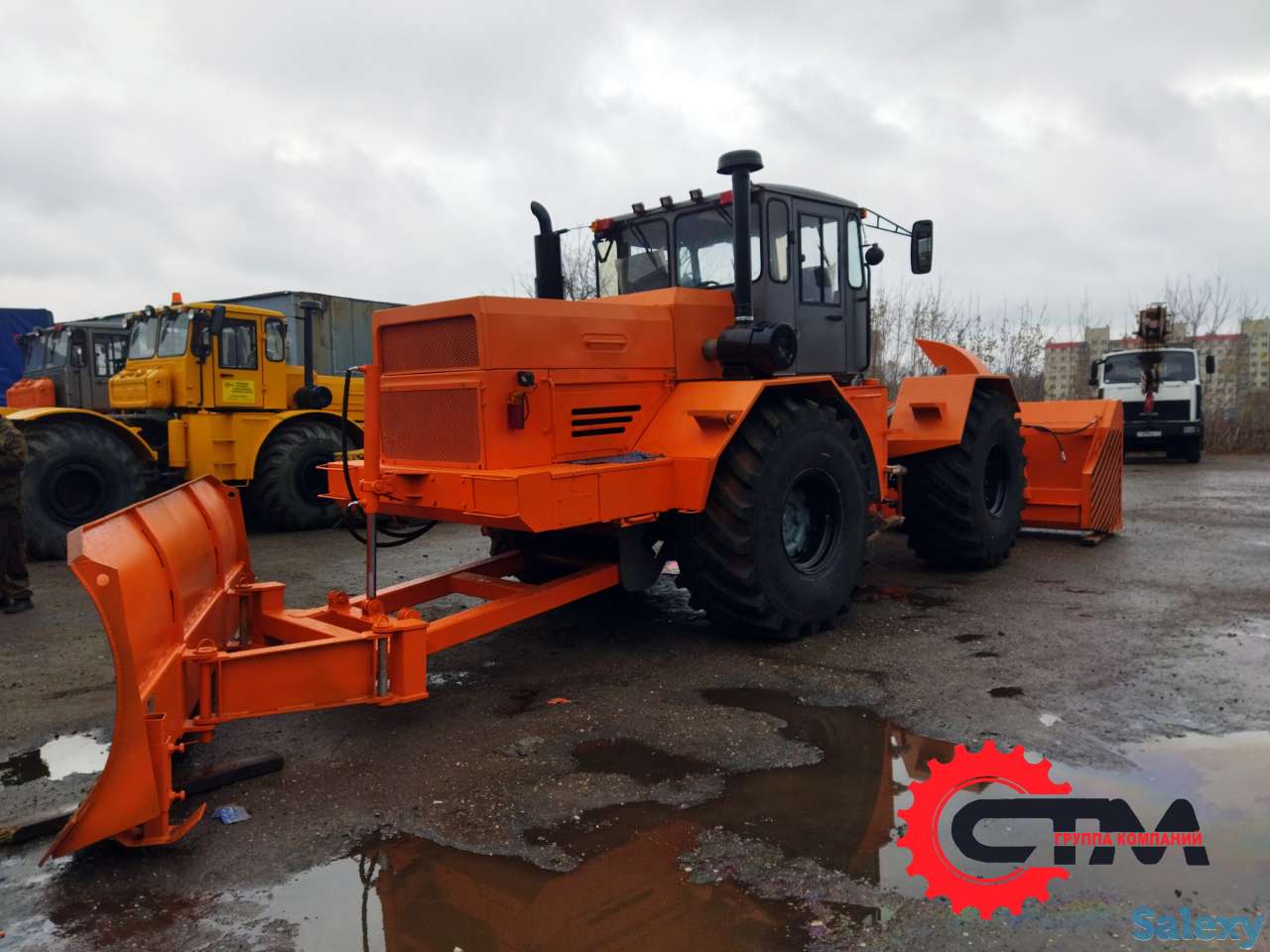 Трактор Кировец К-701 передний отвал, шнекоротор, фотография 14