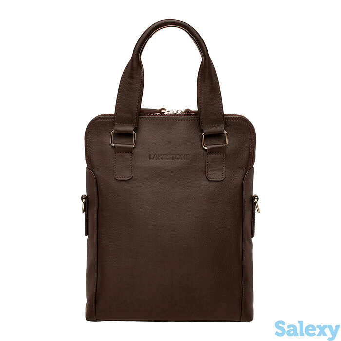 Деловая сумка вертикальная hollywell brown, фотография 1