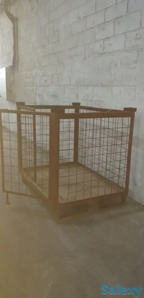 Б/У контейнеры сетчатые  для складирования серии КС-16 (1050х1000х1200), фотография 1