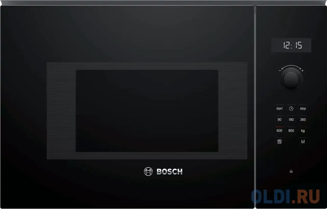 Встраиваемая микроволновая печь bosch bfl524mb0 800 вт чёрный, фотография 1