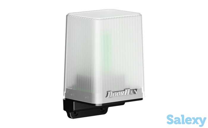 Секционные Гаражные ворота с фотоэлементами и сигнальной лампой, фотография 3