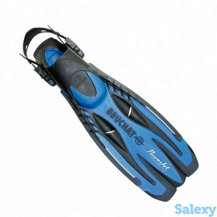 Ласты для дайвинга beuchat power jet синие, фотография 1