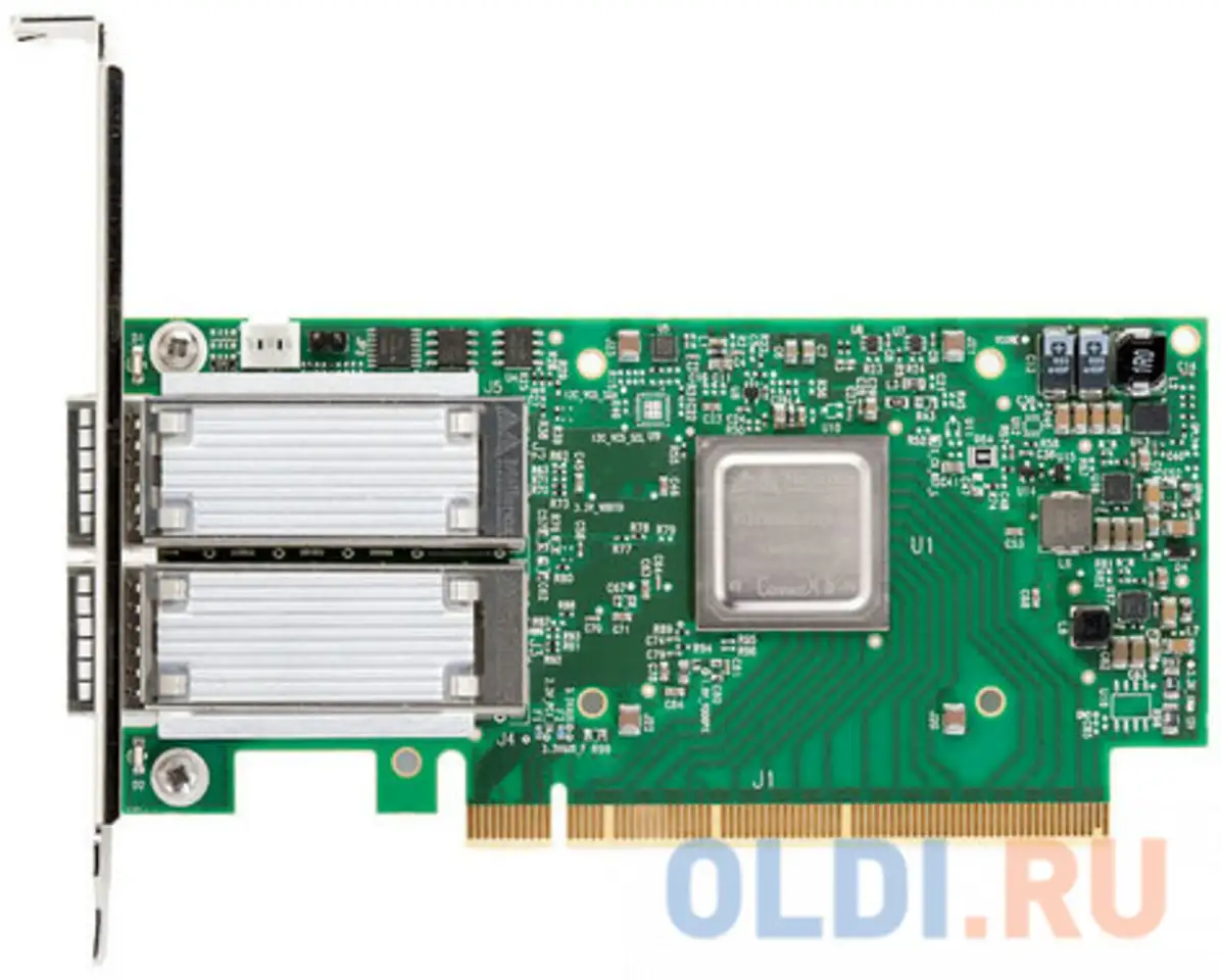 Connectx®-5 ex vpi adapter card, edr ib (100gb/s) and 100gbe, dual-port, фотография 1