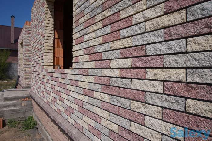 Гиперпрессованный кирпич (Колотый камень), фотография 10