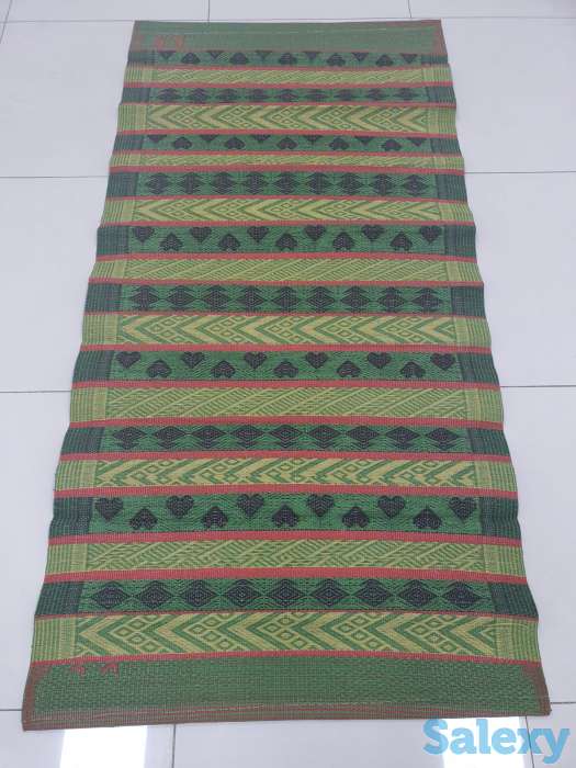 Циновка коврик для дома, ковровая дорожка маленькие зеленая 91х180, фотография 6