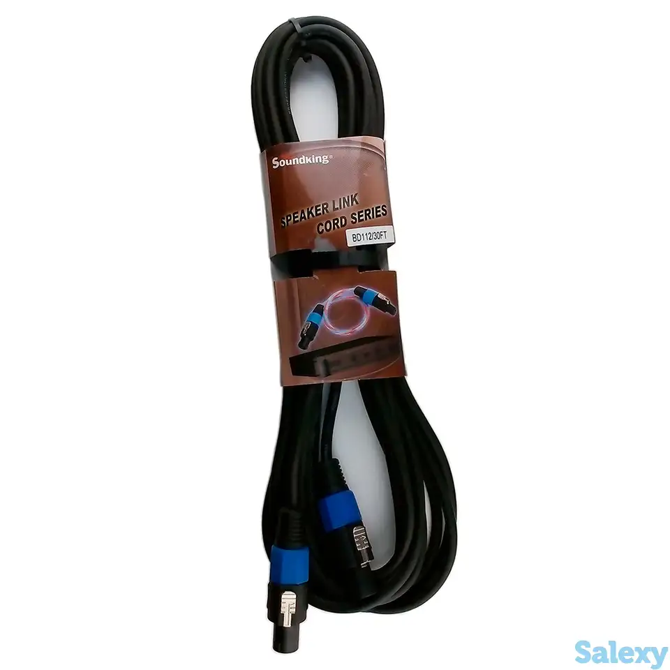 Акустический кабель speakon - speakon 10 м soundking bd112-30ft, фотография 1