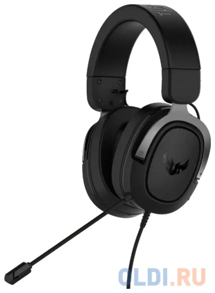 Игровая гарнитура проводная asus tuf gaming h3 черный серый 90yh028g-b1ua00, фотография 1