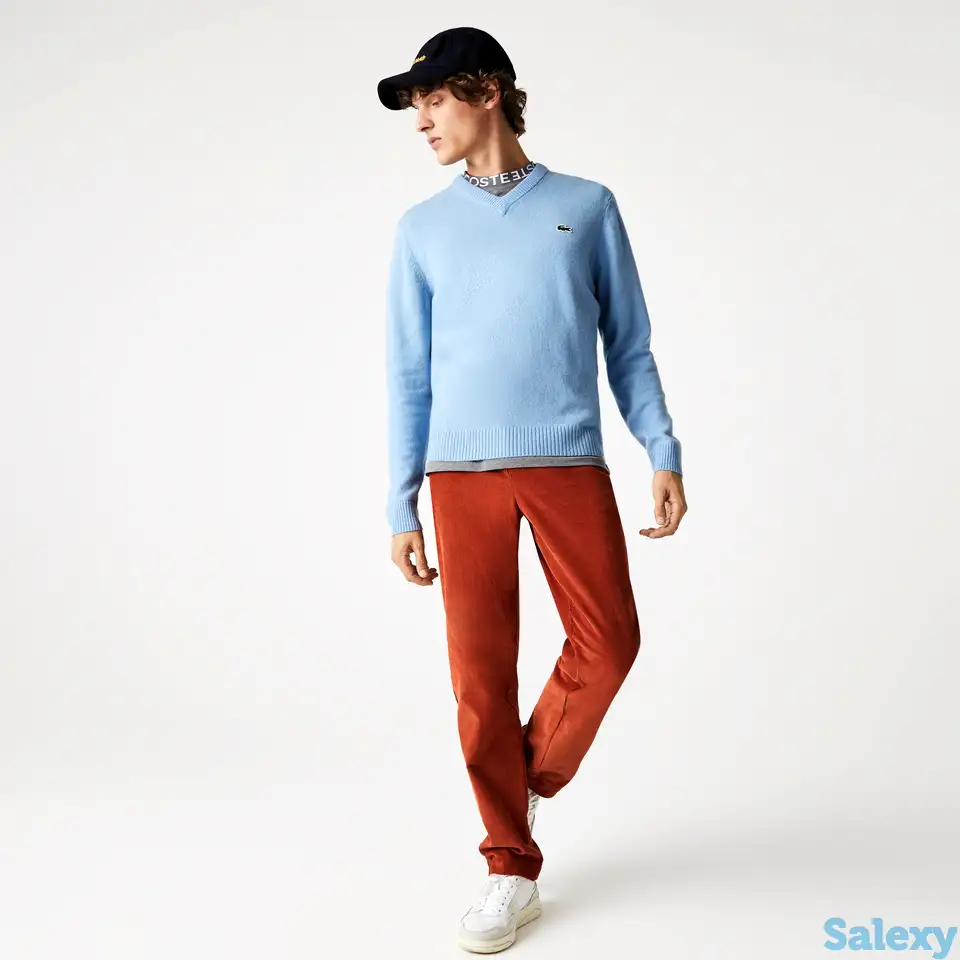 Мужской шерстяной свитер lacoste, фотография 1