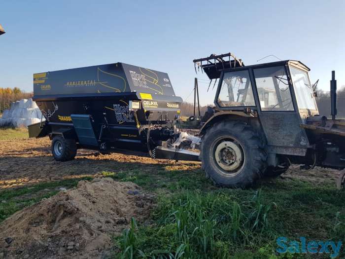 Горизонтальный смеситель-кормораздатчик CELIKEL BRASSUS H8, фотография 1