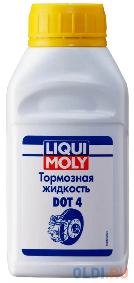 8832 liquimoly торм.жидк. bremsenflussigkeit  dot-4 (0,25л), фотография 1