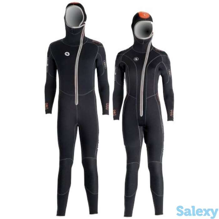 Гидрокостюм для дайвинга aqualung dive жен. моно со шлемом 6 мм, фотография 1