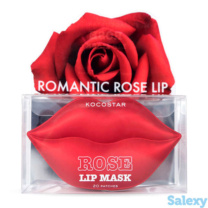 Патчи для губ kocostar lip mask rose - revitalizing & luscious, фотография 1