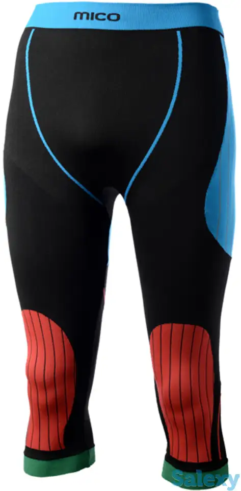 Термобрюки mico man 3/4 official ita nero, фотография 9
