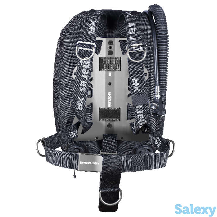 Комплект silver knight backmount 16л, с алюминиевым крепежём mares xr, фотография 1