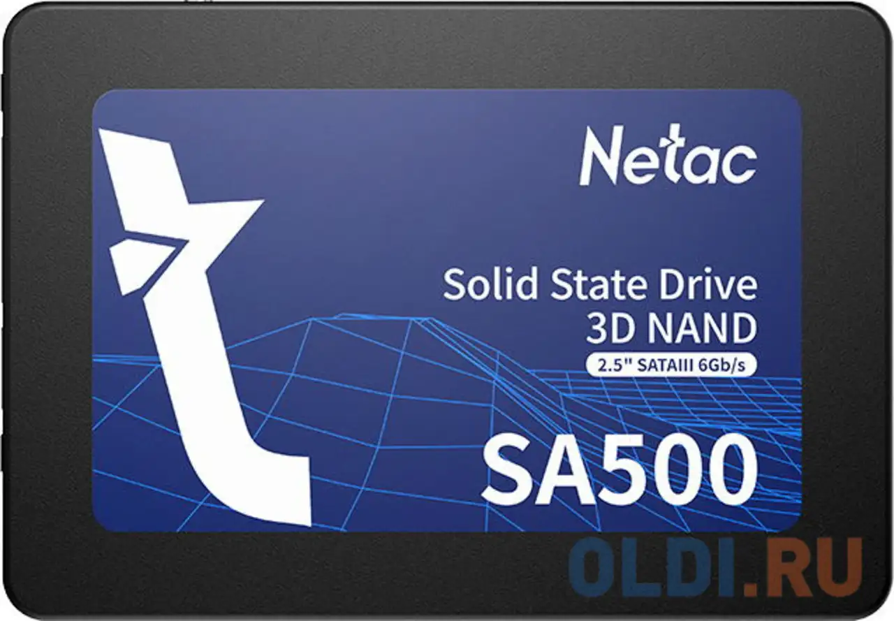 Ssd накопитель netac sa500 1 tb sata-iii nt01sa500-1t0-s3x, фотография 1