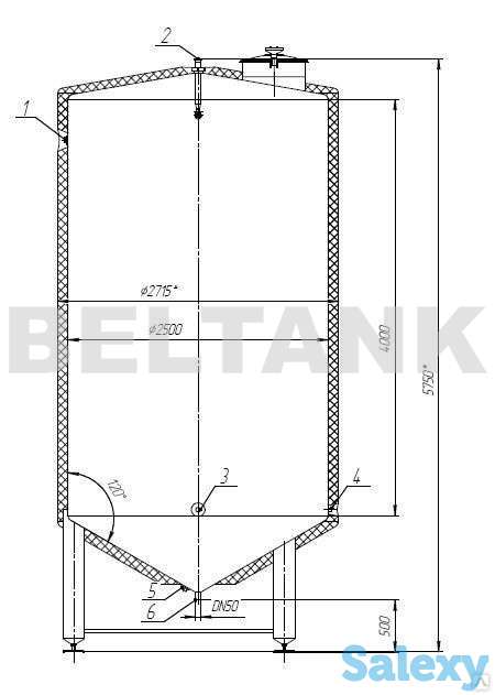 Емкости вертикальные с термоизоляцией, фотография 3