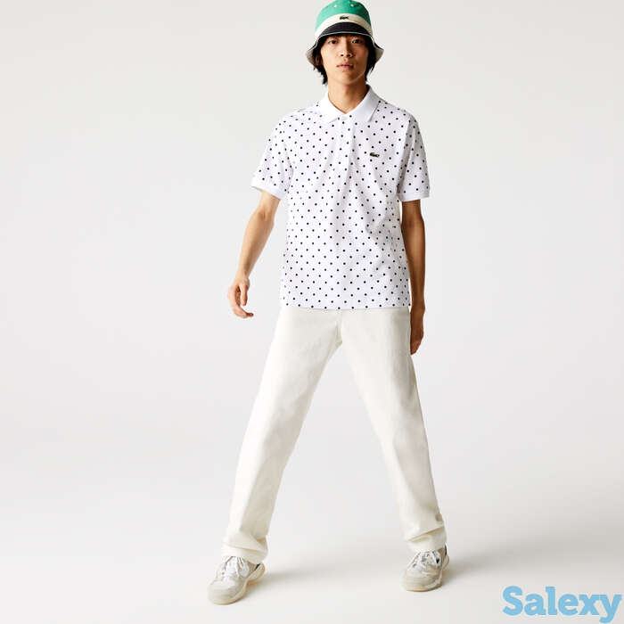 Мужская рубашка поло lacoste classic fit из хлопка, фотография 1