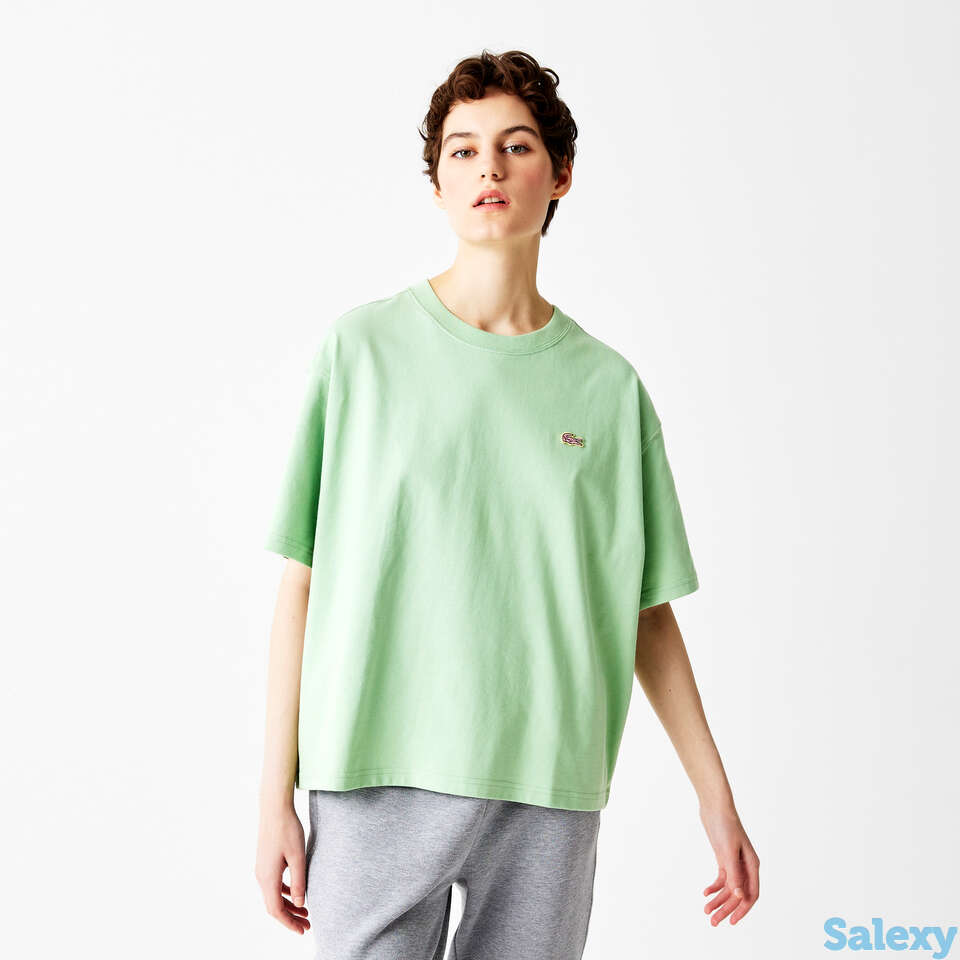 Женская футболка lacoste l!ve из хлопкового джерси, фотография 1