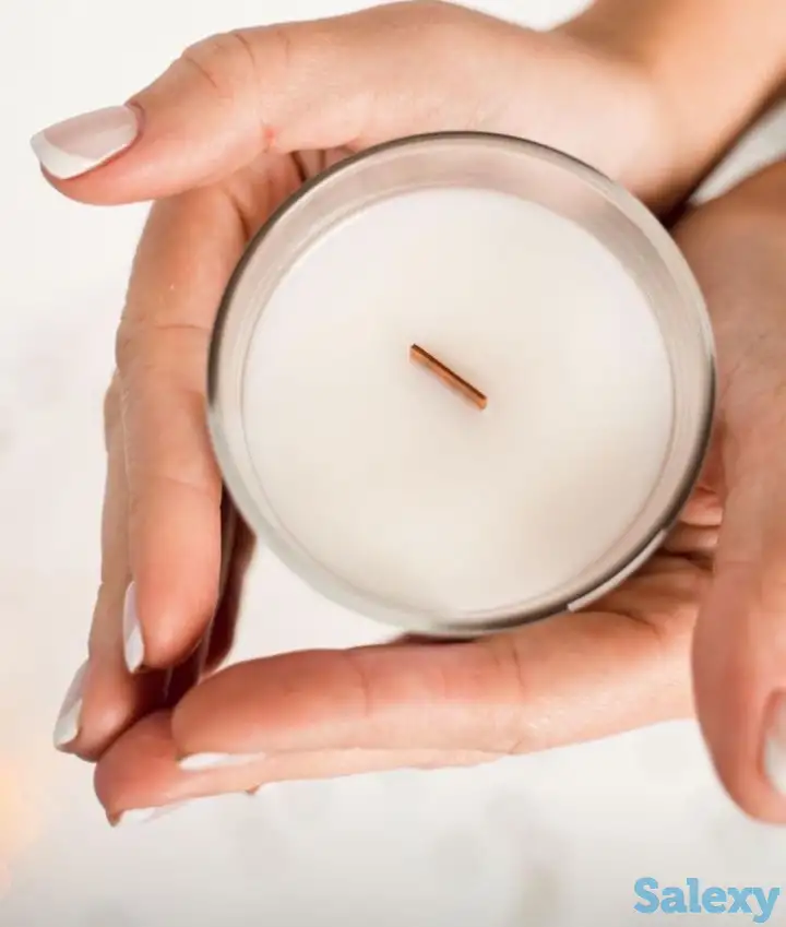 Кокосовая свеча ароматическая, фотография 1