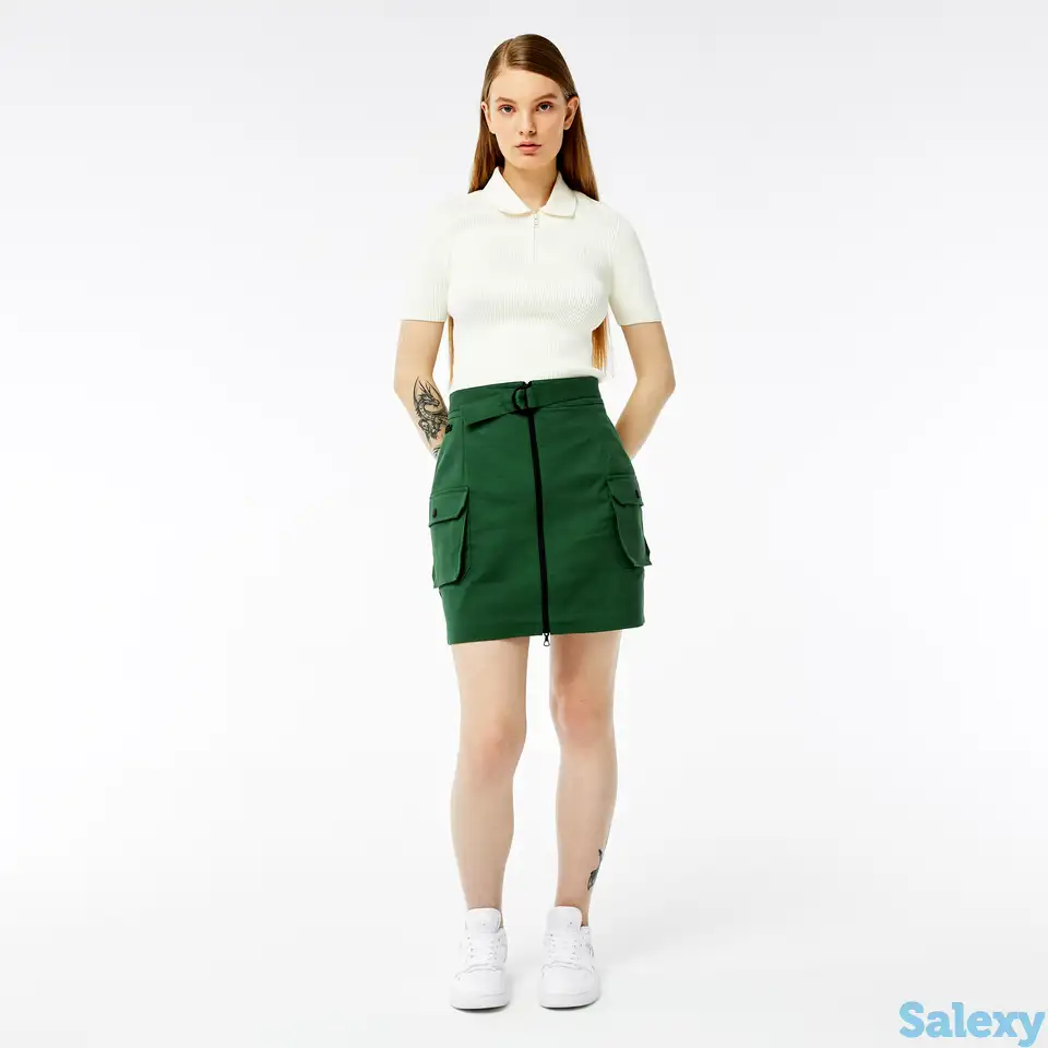 Юбка lacoste slim fit на молнии с поясом, фотография 1