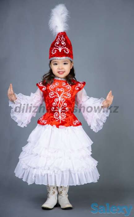 Казахские национальные платья для девочек, фотография 4