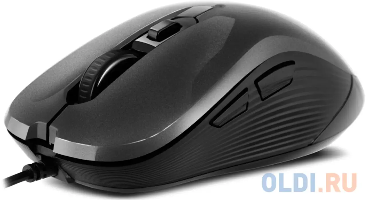 Мышь sven rx-520s usb чёрная (бесшумн. клав, 5+1кл. 3200dpi), фотография 1