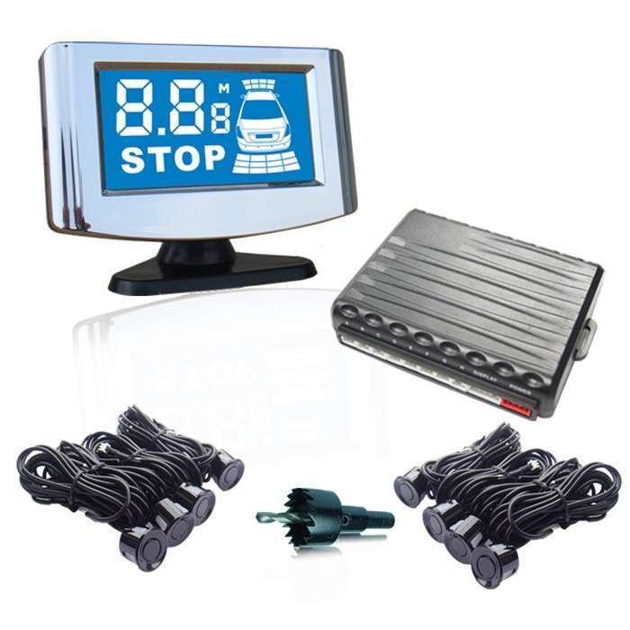 Парктроник PS-528 (8 датчика, цветной LCD-Дисплей), фотография 1