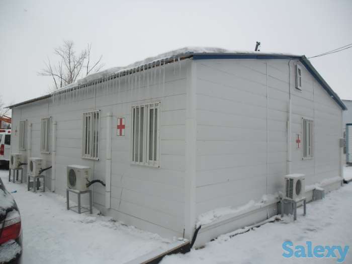 модульные быстровозводимые помещения для жилья, прорабская, под офис, столовая, донерная, киоск для фасфута, медпункт, фотография 6