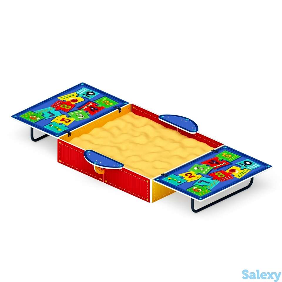 Песочница с крышкой арифметика (средняя) ио 5.01.11-07, фотография 1