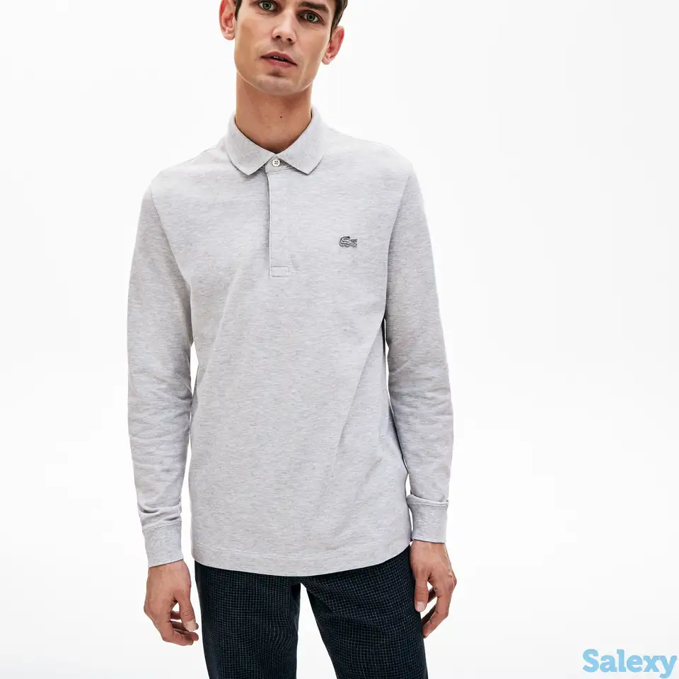 Мужское поло lacoste с длинными рукавами, фотография 1