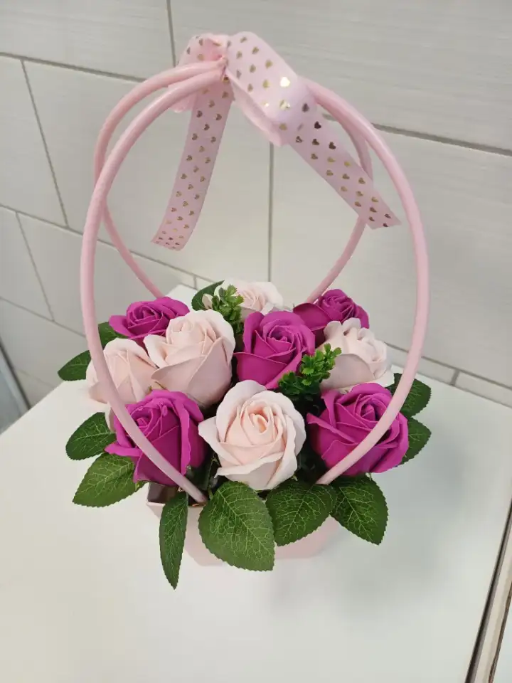 Букеты из мыльных цветов, фотография 1