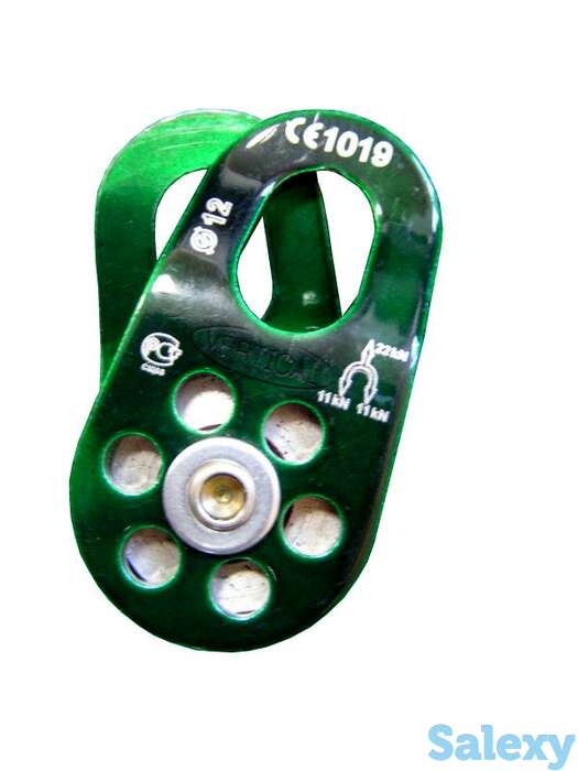 Блок-ролик вертикаль одинарный без подшипника дюраль, фотография 1