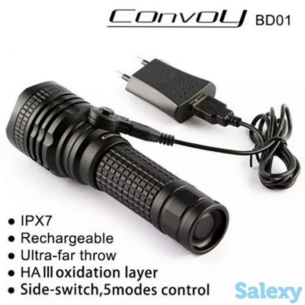 Фонарь CONVOY BD01 XM-L2 T6 4C, фотография 1