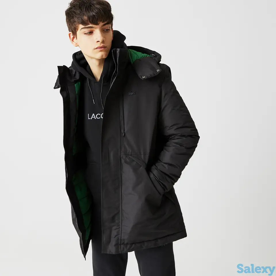 Мужская куртка-парка lacoste с капюшоном, фотография 1