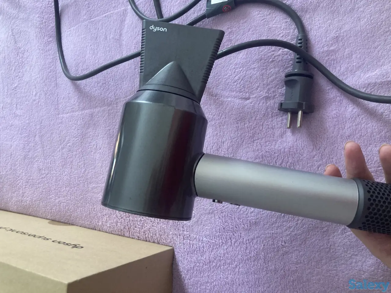 Продам Dyson фен оригинал, с полной комплектацией, с документами, фотография 2