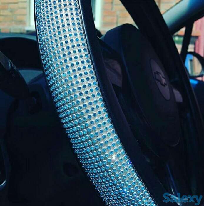 Чехол на руль в стразах, фотография 1