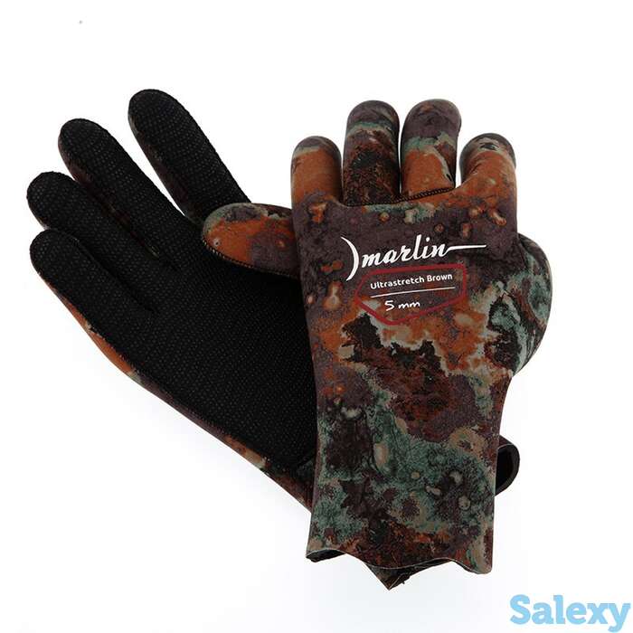Перчатки marlin ultrastretch brown 5 mm, фотография 1