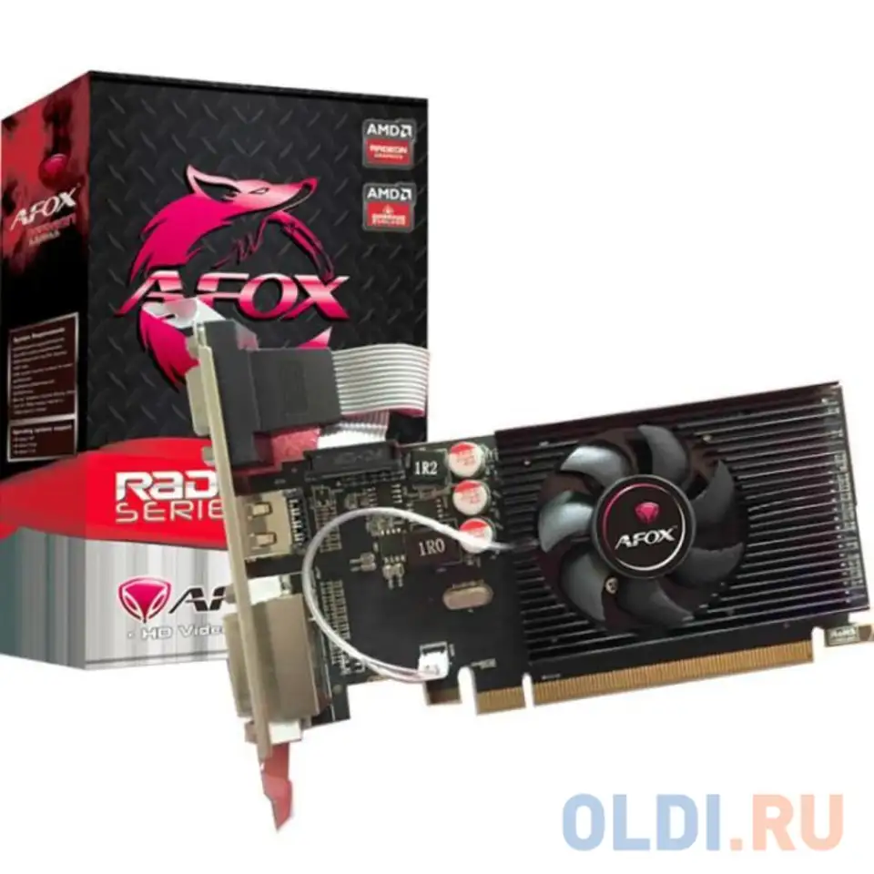 Видеокарта afox amd radeon r5 220 afr5220-1024d3l5 1024mb, фотография 1