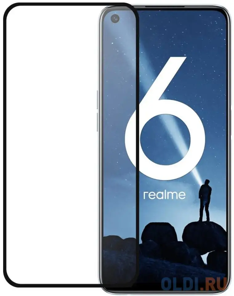 Пленка защитная pero защитное стекло pero full glue для realme 6,, фотография 1