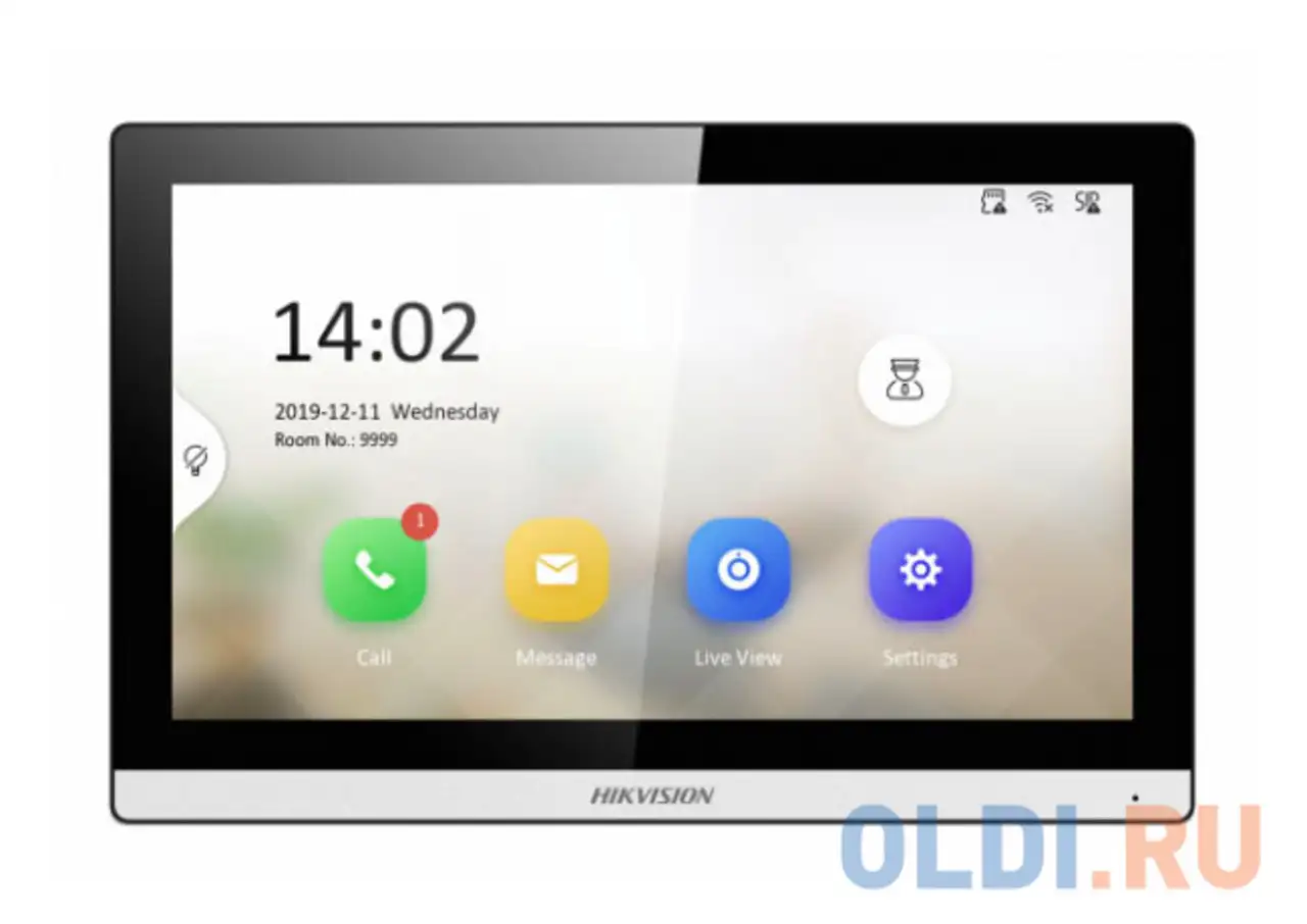 Видеодомофон hikvision ds-kh6350-te1 белый, фотография 1